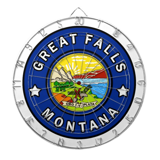 Tabla Dardos Excelente Falls Montana (Frente)