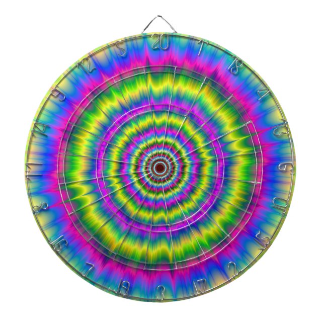 Tabla Dardos Explosão de Neon Dartboard (Frente)