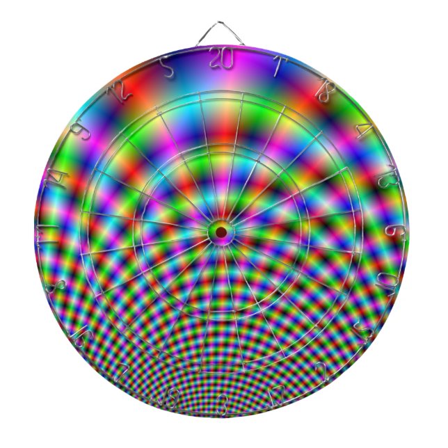 Tabla Dardos Fanfare em luzes de neon (Frente)