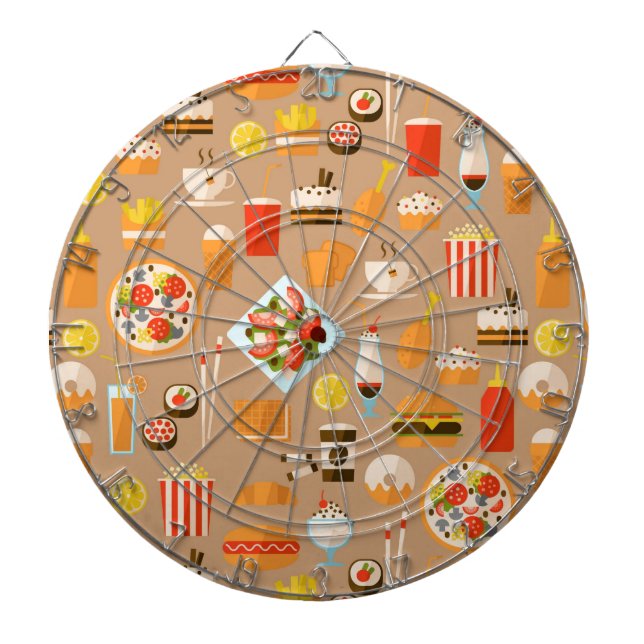 Tabla Dardos Fast food (Frente)