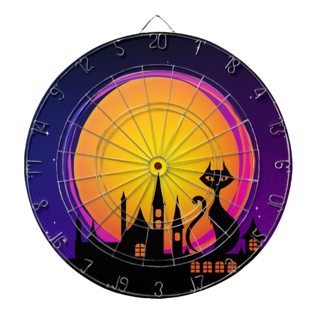 Tabla Dardos Feliz Halloween 11 Dart Board (Frente)