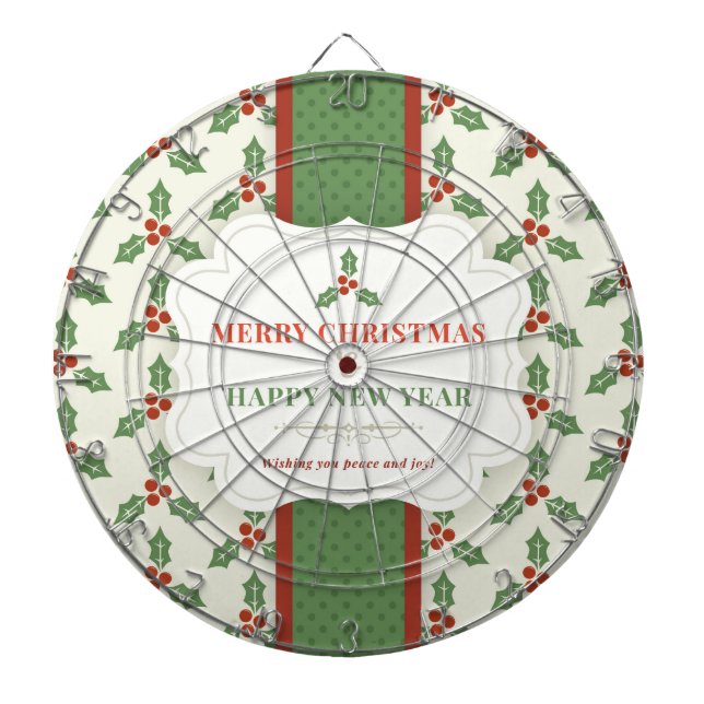 Tabla Dardos Feliz Natal e Feliz ano novo (Frente)