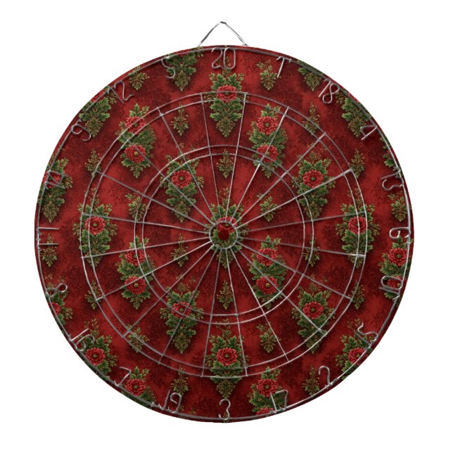 Tabla Dardos Festive Damask  (Frente)