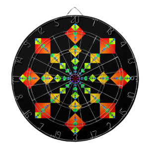 Tabla Dardos Fibonacci esquadra a mandala