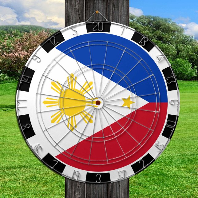 Tabla Dardos Filipinas Dartboard & Philippine Flag conselho (Criador carregado)
