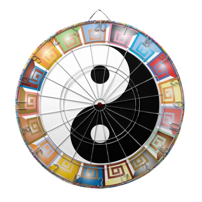 Tabla Dardos filosofia da ásia oriental yin yang (Frente)