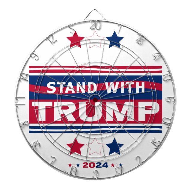 Tabla Dardos Fique com Trump~2024~MAGA (Frente)