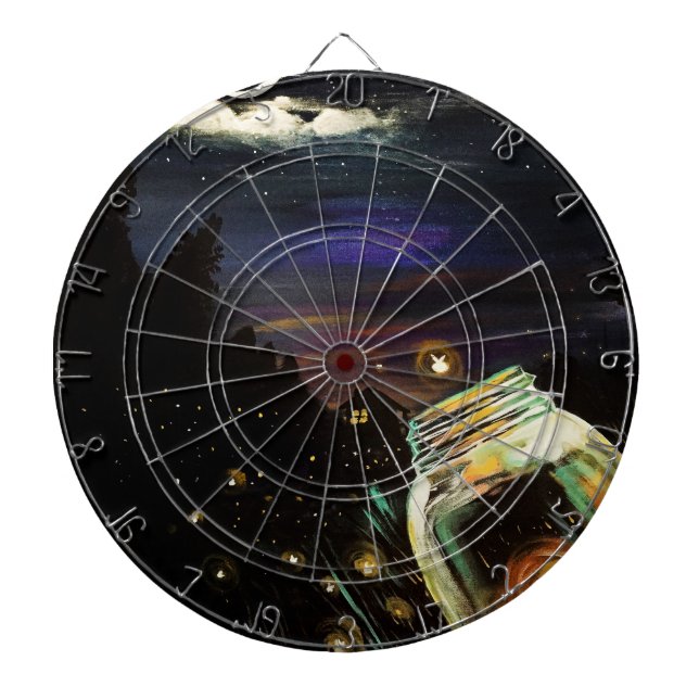 Tabla Dardos Fire Fly Sky (Frente)
