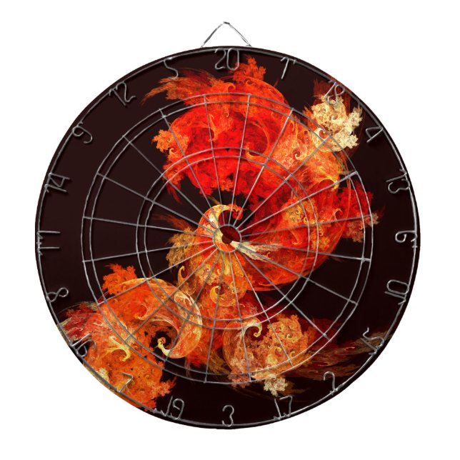 Tabla Dardos Firebird Abstrato Art (Frente)