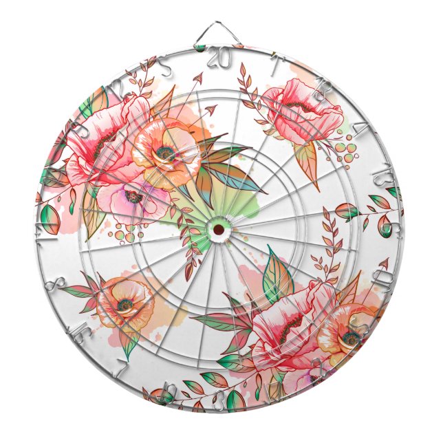 Tabla Dardos Flor de primavera (Frente)
