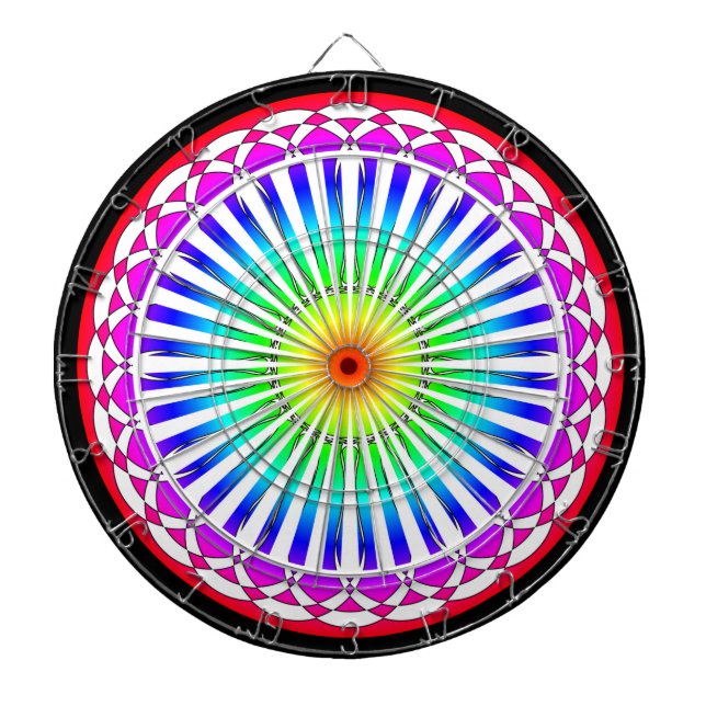 Tabla Dardos Flor de Verão (Frente)