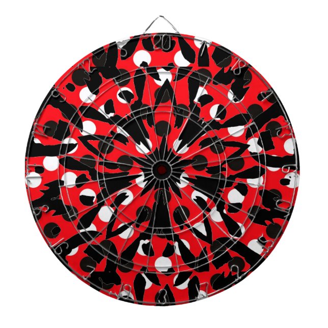 Tabla Dardos Flor Gráfico (Frente)