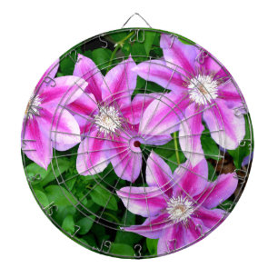 Tabla Dardos Floral cor-de-rosa elegante