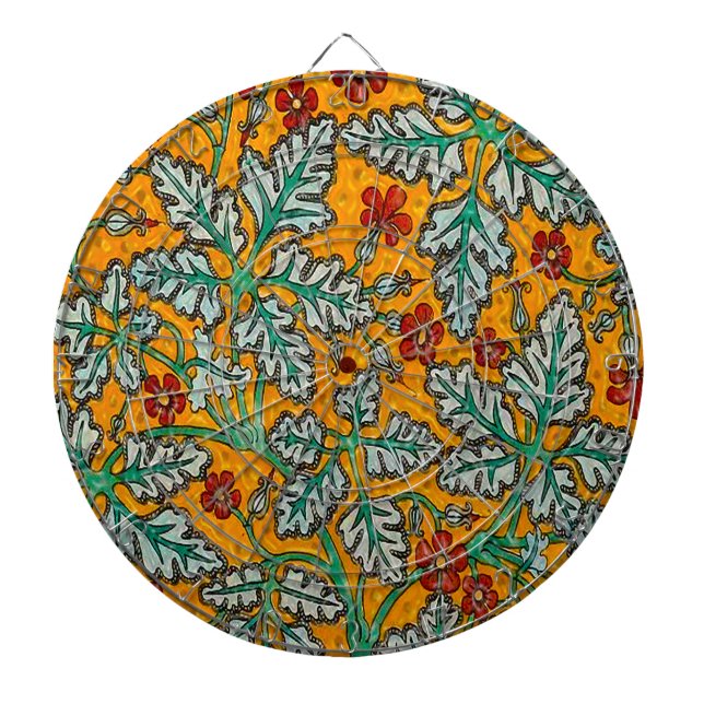 Tabla Dardos Flores Amarelas de Betty (Frente)
