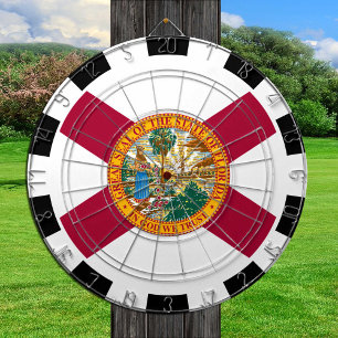 Tabla Dardos Florida Dartboard USA & Florida Flag / conselho de