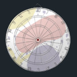 Tabla Dardos Formas Orgânicas Padrão de Arte Blob Sun<br><div class="desc">Projetado por Dream Big Digital Design</div>