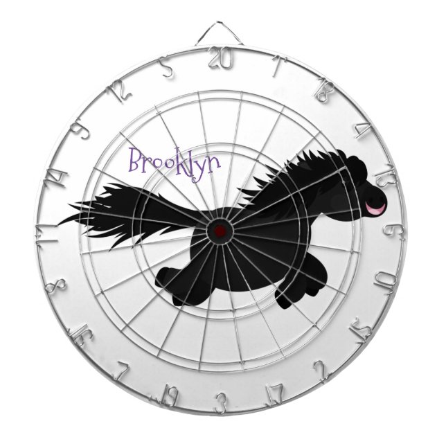 Tabla Dardos Foto de desenho animado de Shetland em circulação (Frente)