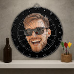 Tabla Dardos Foto Editável E Envergonhada Do Inimigo<br><div class="desc">Engraçado personalizado com uma foto do seu inimigo. Carregue uma imagem normal ou use qualquer aplicativo móvel ou programa de edição para criar o recorte e carregar um arquivo png transparente. A cor de fundo é editável clicando no botão para personalizar o design.</div>