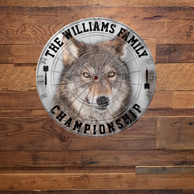 Tabla Dardos Foto personalizada do Wolf personalizada (Criador carregado)