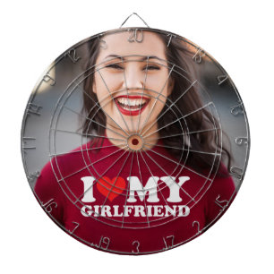 Tabla Dardos Foto personalizada que amo meu Namorada