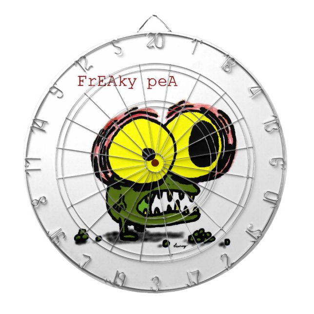 Tabla Dardos Freaky Pea Dartboard (Frente)