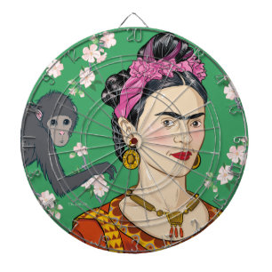 Tabla Dardos Frida Kahlo Monkey Graphic