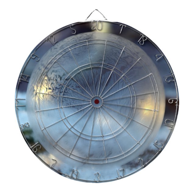 Tabla Dardos Frozen Crystal Dream ❄️ | Blue Ice Sphere (Frente)