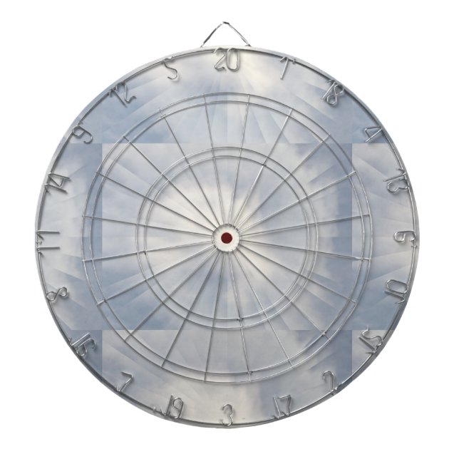 Tabla Dardos Fundo Azul Céu (Frente)