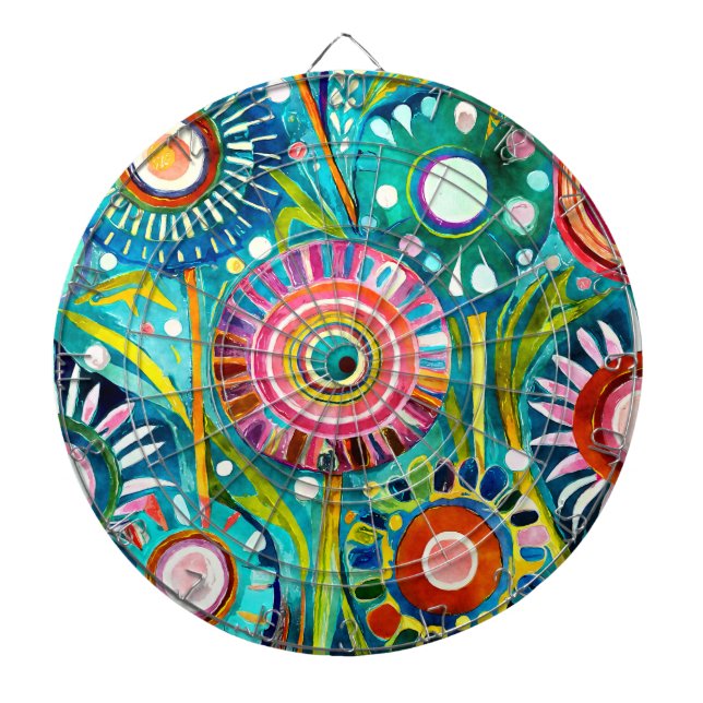 Tabla Dardos Funky Dandelions Dartboard (Frente)