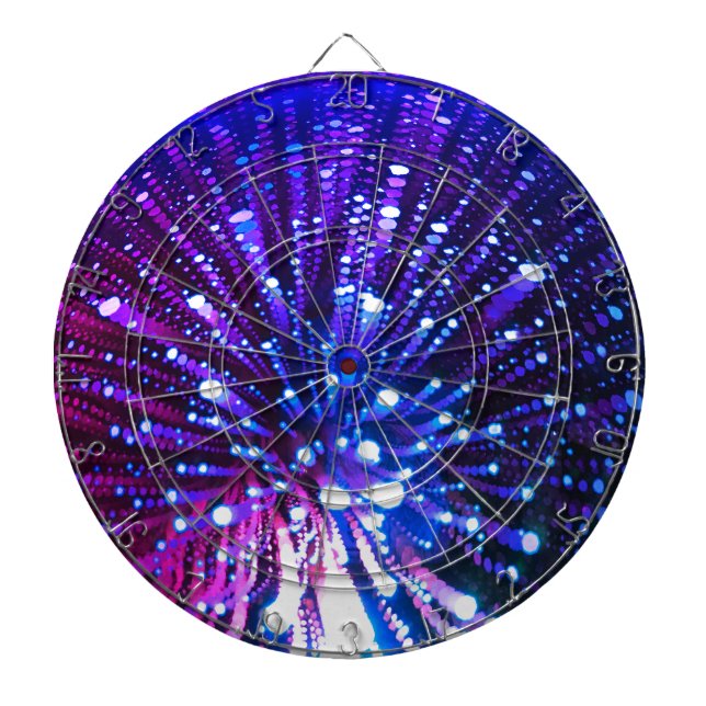 Tabla Dardos Galáxia do Espaço de Illusão Óptica Trippy Psyched (Frente)