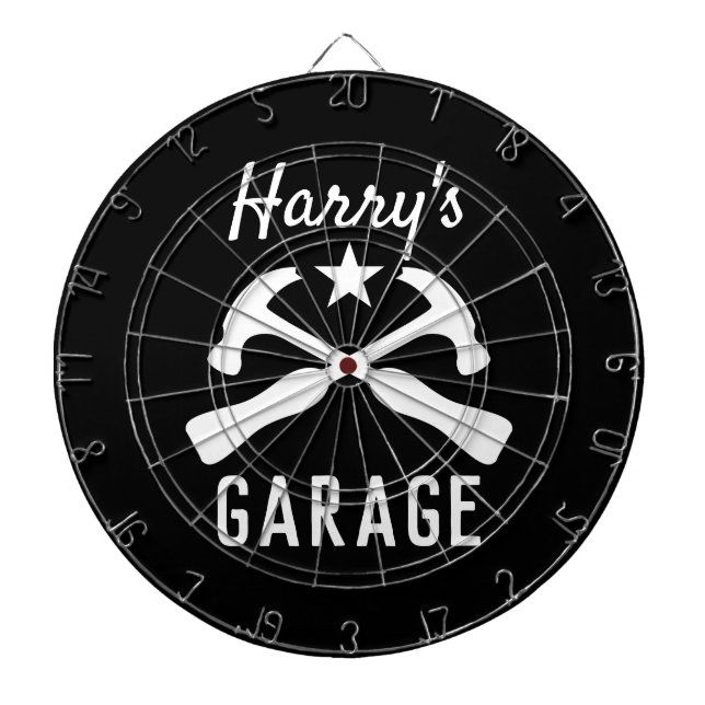 Tabla Dardos Garagem de carro personalizada ou conselho de dard (Frente)