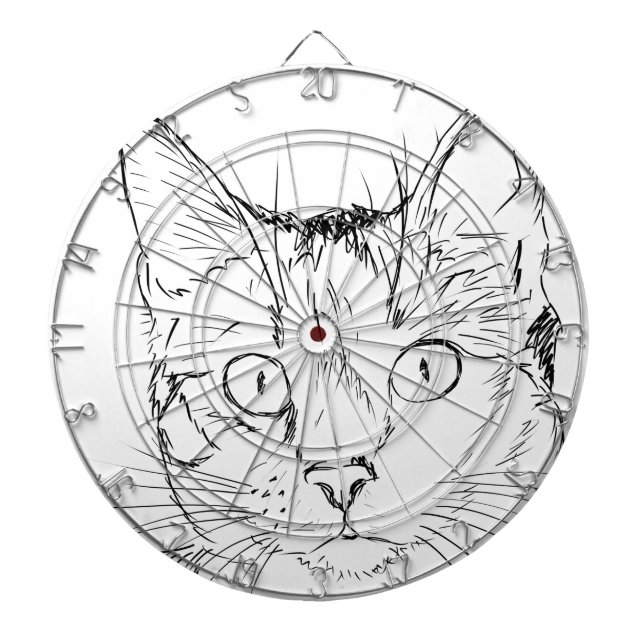 Tabla Dardos Gatinho (Frente)