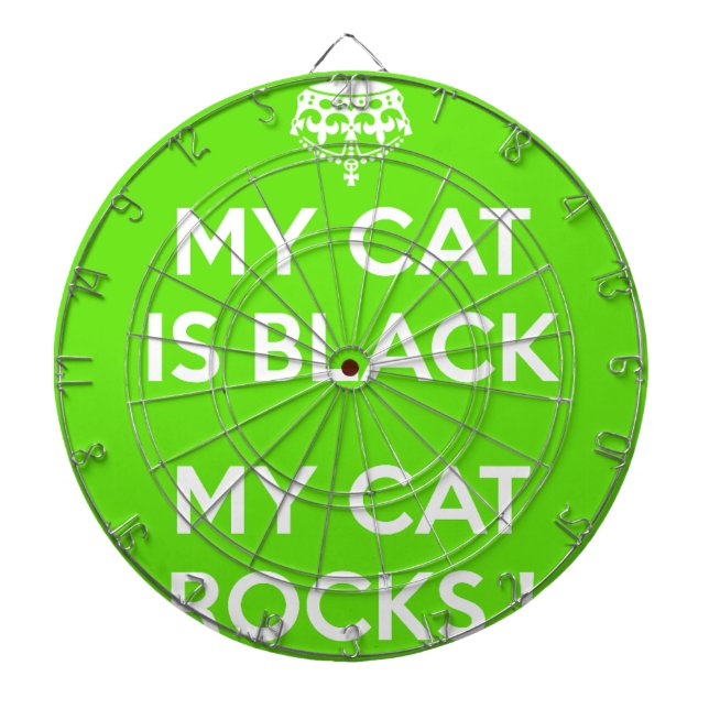 Tabla Dardos Gato negro rocha (Frente)