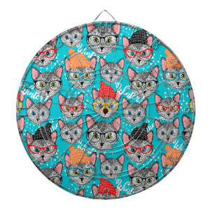 Tabla Dardos Gato no chapéu