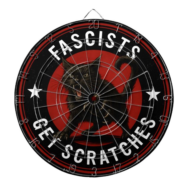 Tabla Dardos Gatos Contra Fascistas (Frente)