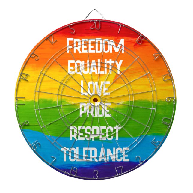 Tabla Dardos Gay LGBT lésbica (Frente)