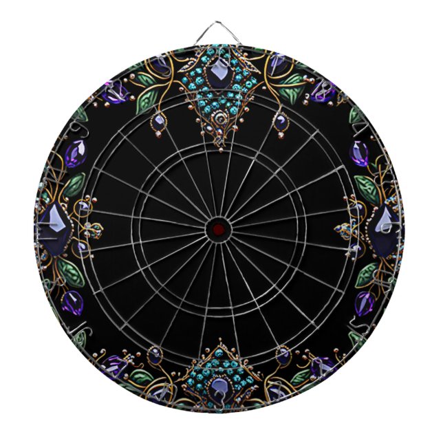 Tabla Dardos Gemstone Floral Dartboard (Frente)
