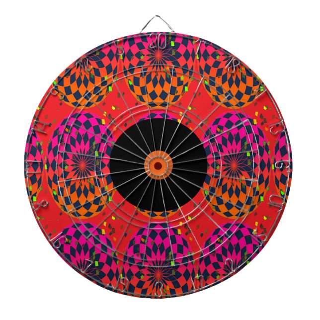 Tabla Dardos Geo Orbs (Frente)