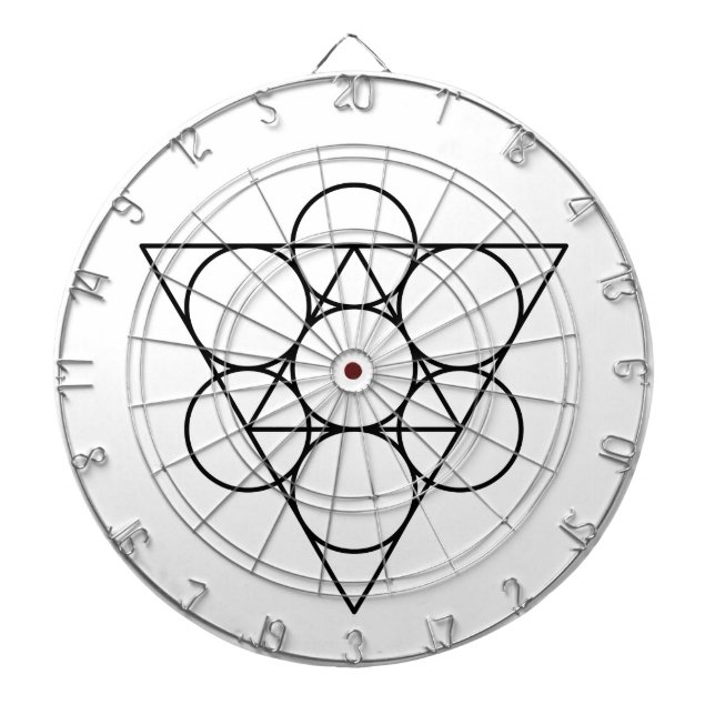 Tabla Dardos geometria sagrada (Frente)