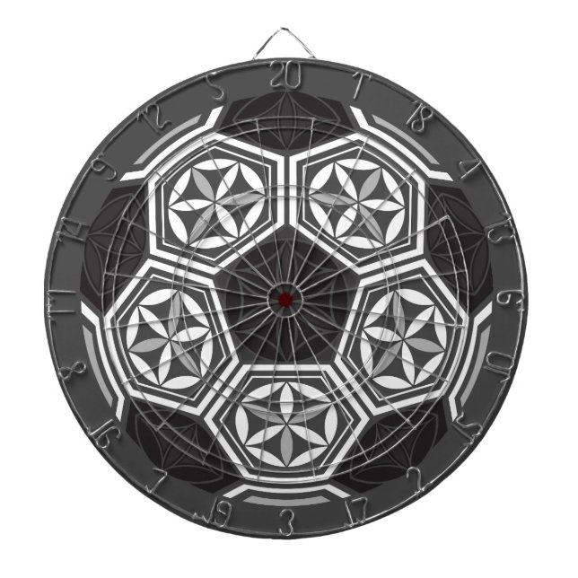 Tabla Dardos geometria sagrada do futebol (Frente)