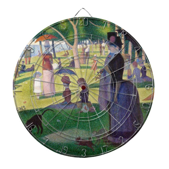 Tabla Dardos Georges Seurat - Domingo em La Grande Jatte (Frente)