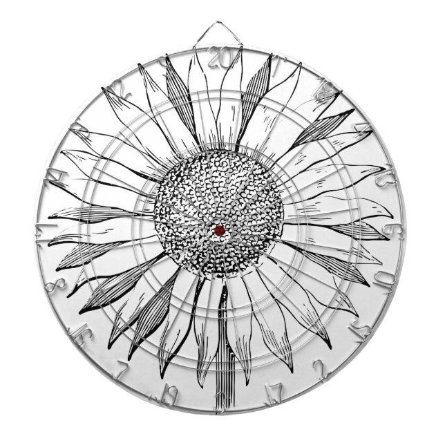 Tabla Dardos Girassol Ilustrado (Frente)