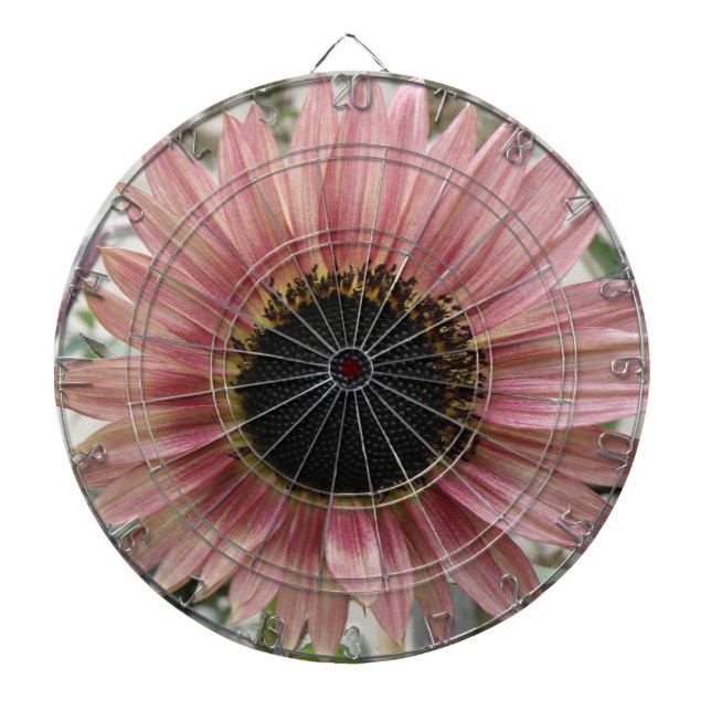 Tabla Dardos Girassol rosa pálido (Frente)