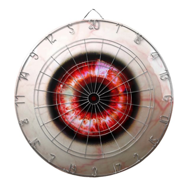Tabla Dardos Globo ocular assustador (Frente)