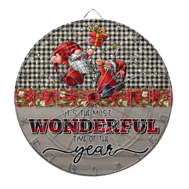 Tabla Dardos Gnome É A Época Mais Maravilhosa Do Ano (Frente)
