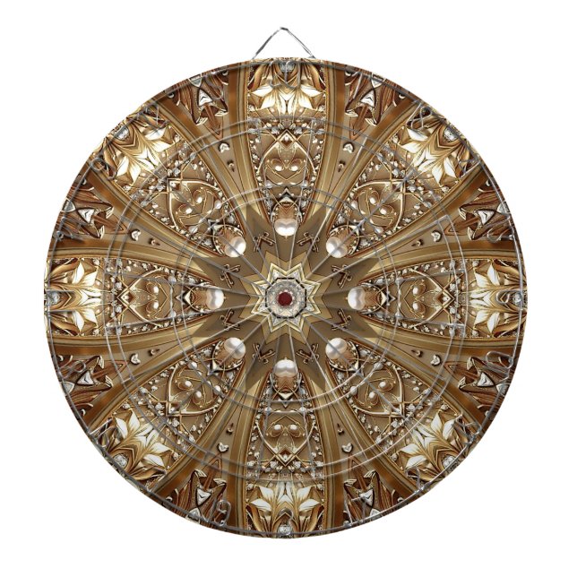 Tabla Dardos Golden Ornate Dartboard (Frente)