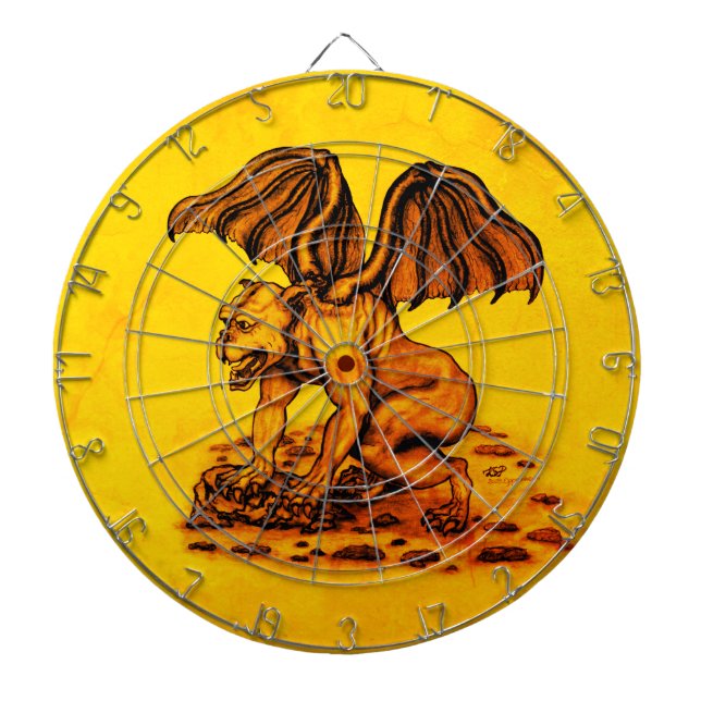 Tabla Dardos Golem Gargoyle (Frente)