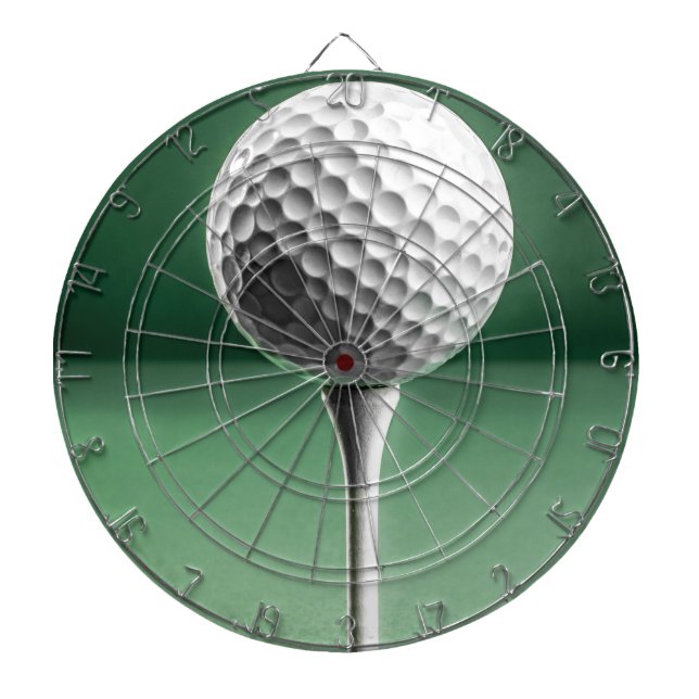 Tabla Dardos Golf Ball em Tee (Frente)