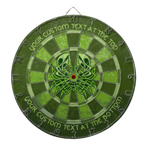 Tabla Dardos Green Crab Celtic Knot Dart Board