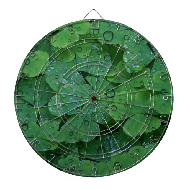 Tabla Dardos Green Irish Clover (Frente)